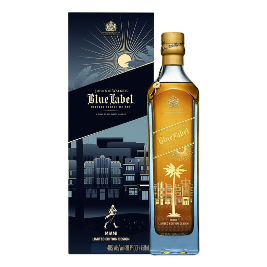JOHNNIE WALKER BLUE LABEL MIAMI 750ML MIAMI LIQUOR WINE STORE