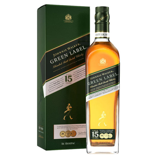 JOHNNIE WALKER GREEN LABEL 750ML MIAMI LIQUOR WINE STORE