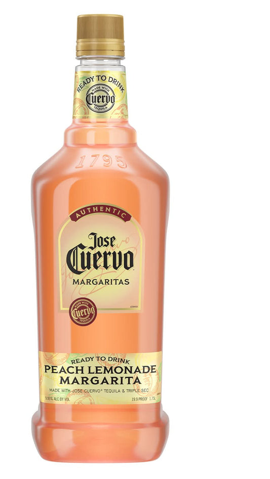 JOSE CUERVO AUTHENTIC PEACH LEMONADE MARGARITA 1.75L MIAMI LIQUOR WINE STORE