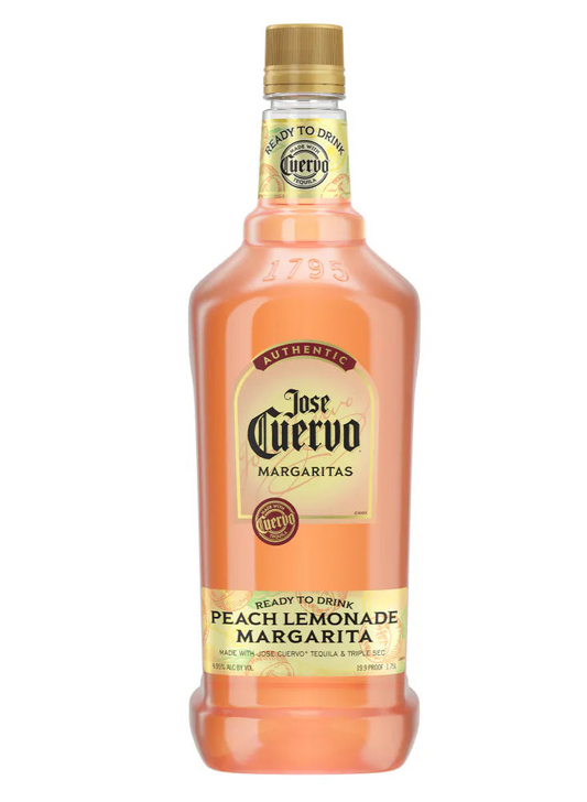 JOSE CUERVO AUTHENTIC PEACH LEMONADE MARGARITA 1.75L MIAMI LIQUOR WINE STORE