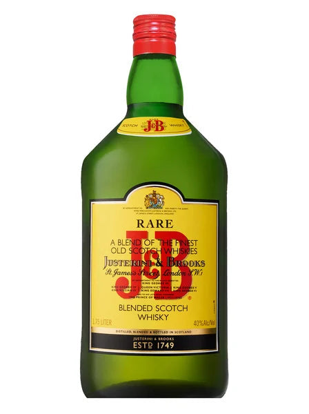 J & B RARE SCOTCH 86 1.75L MIAMI LIQUOR WINE STORE