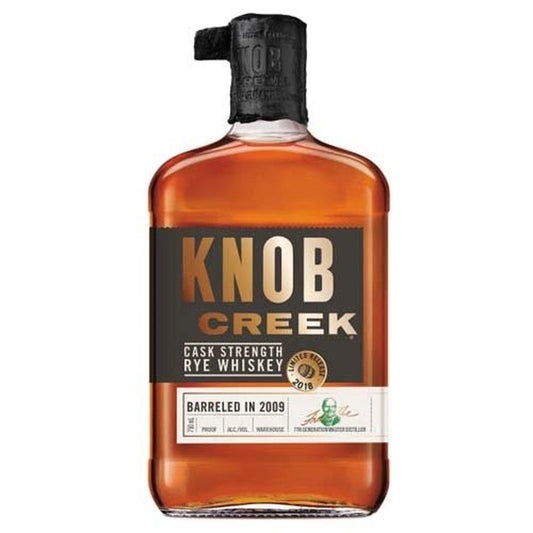 KNOB CREEK CASK STRENGTH RYE WHISKEY 750ML MIAMI LIQUOR WINE STORE