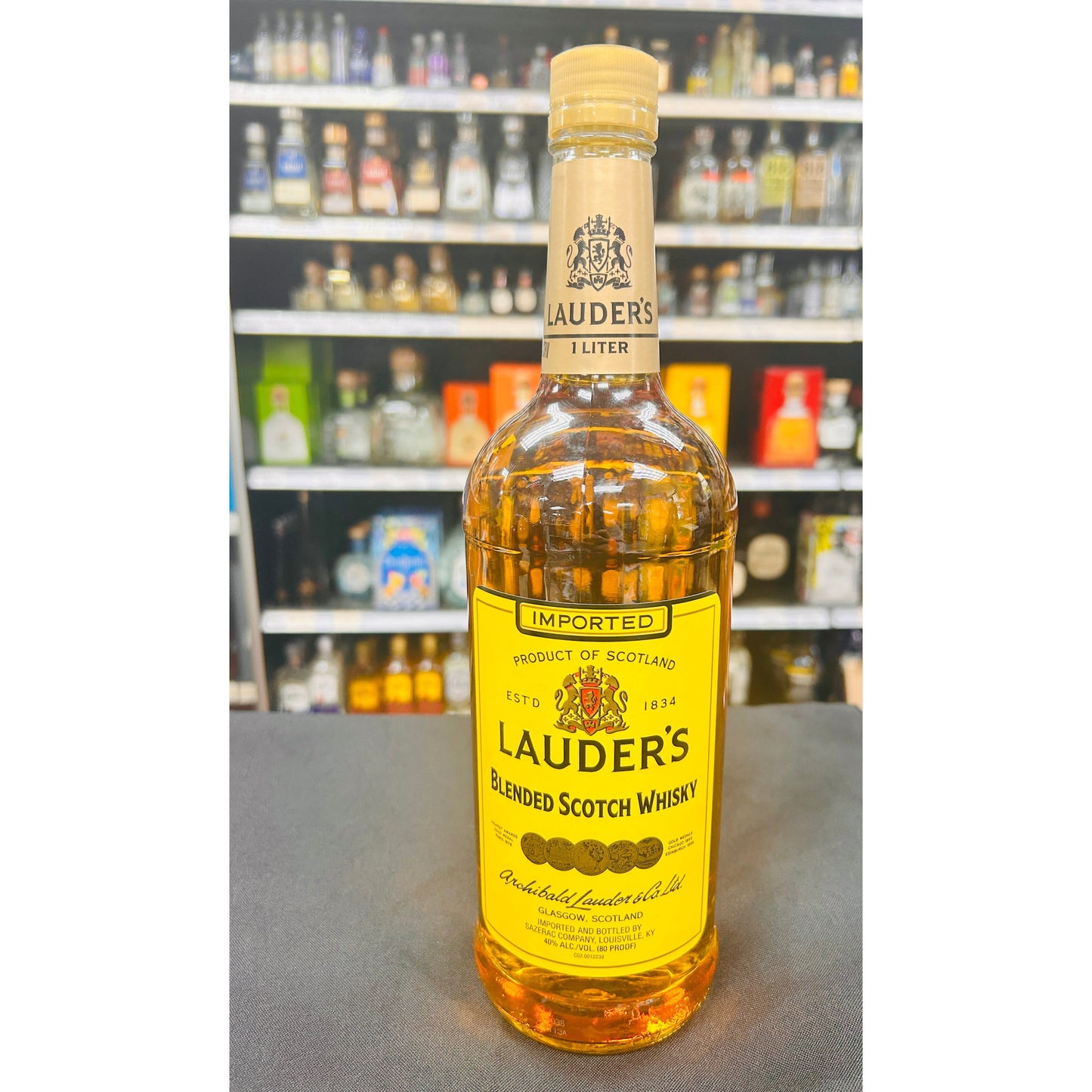 LAUDER'S BLENDED 1L MIAMI LIQUOR WINE STORE
