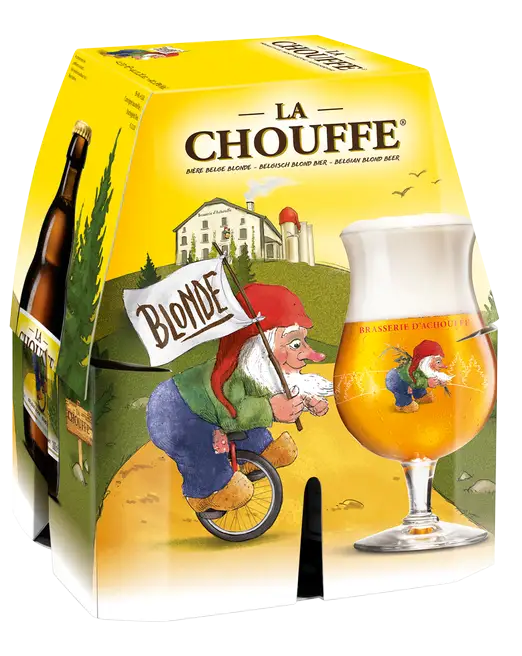 LA CHOUFFE BLONDE 4PK BOTTLE MIAMI LIQUOR WINE STORE