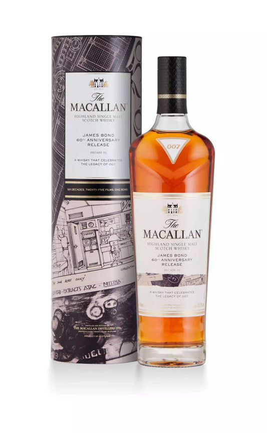MACALLAN JAMES BOND 60TH ANNIVERSARY DECADE III 700ML MIAMI LIQUOR WINE STORE