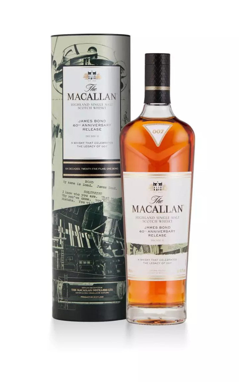 MACALLAN JAMES BOND 60TH ANNIVERSARY DECADE II 700ML MIAMI LIQUOR WINE STORE