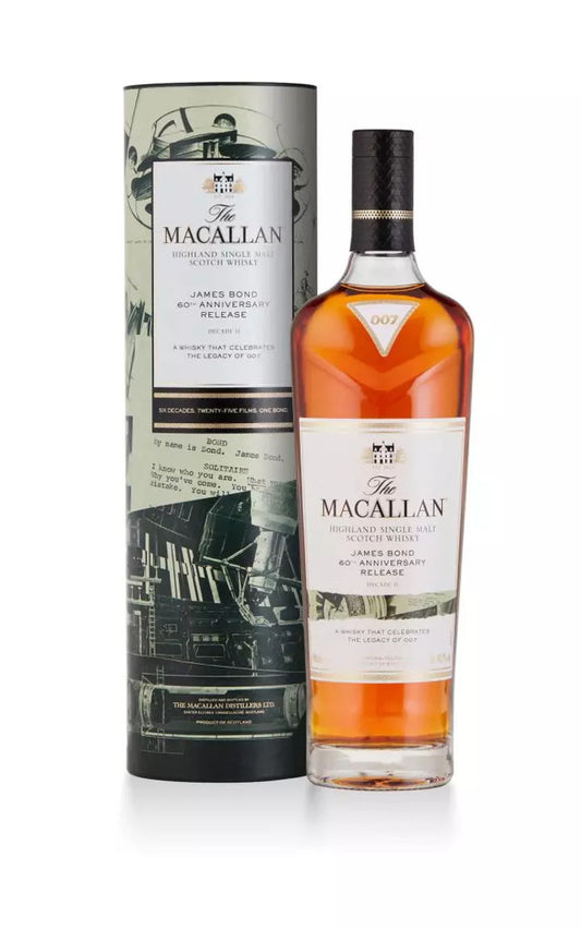 MACALLAN JAMES BOND 60TH ANNIVERSARY DECADE II 700ML MIAMI LIQUOR WINE STORE