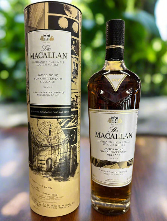 MACALLAN JAMES BOND 60TH ANNIVERSARY DECADE V 700ML MIAMI LIQUOR WINE STORE