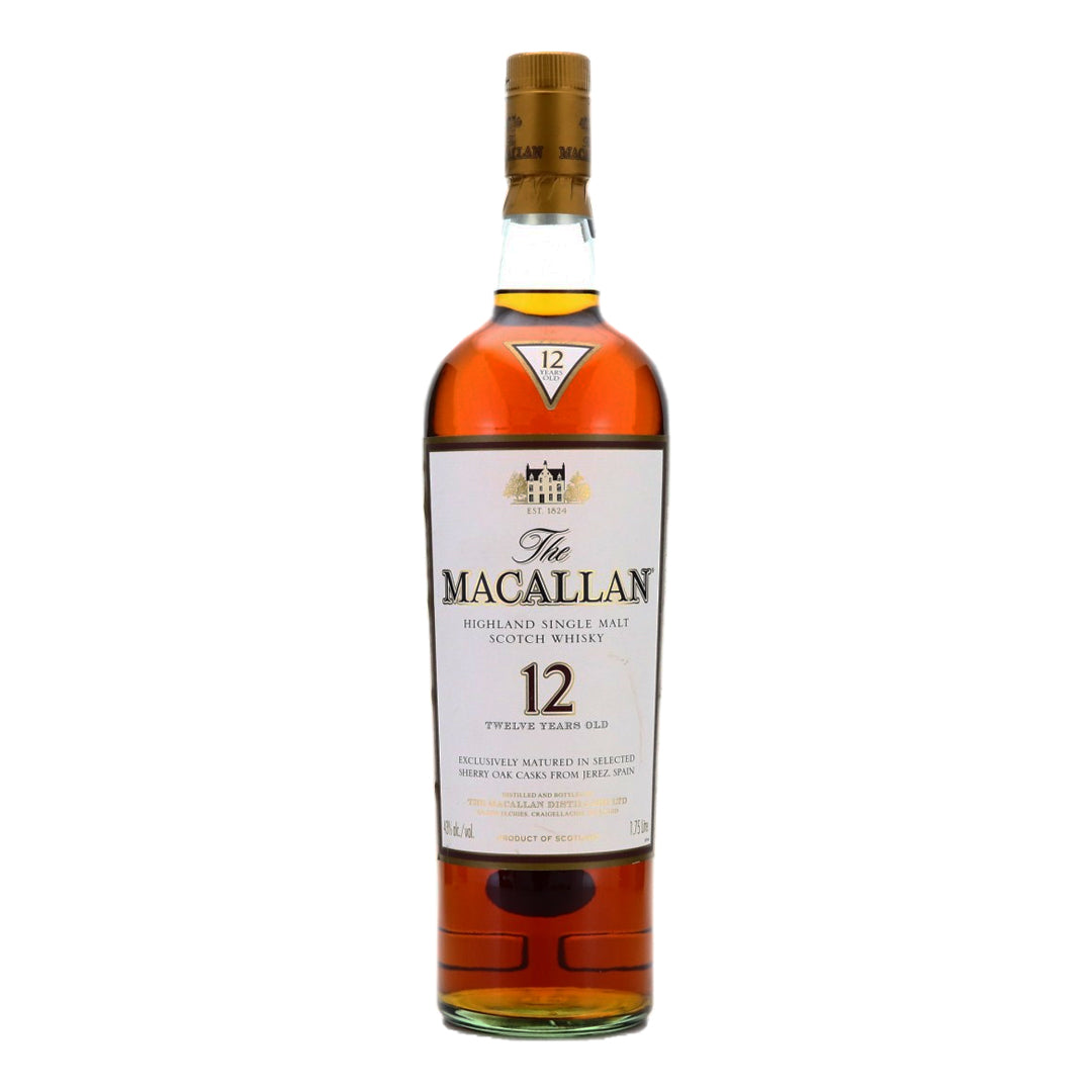 MACALLAN SHERRY OAK CASK 12 YEARS OLD 750ML MIAMI LIQUOR WINE STORE
