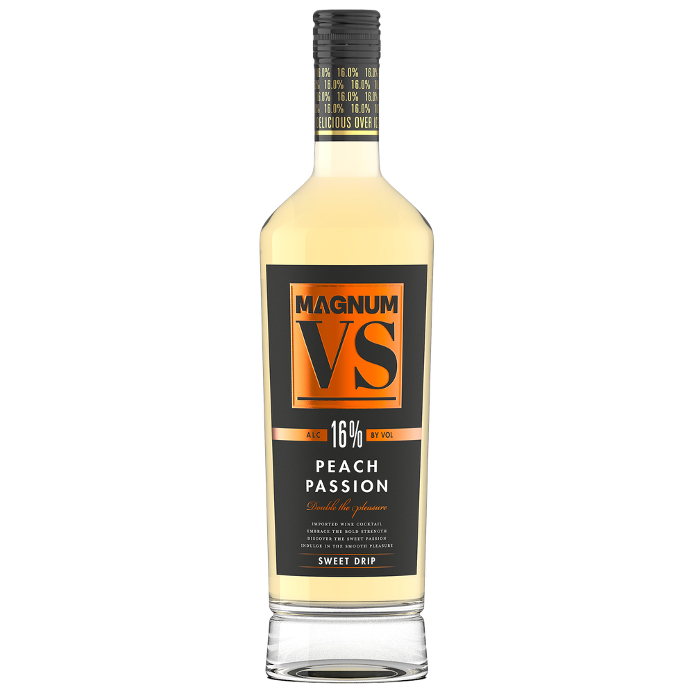 MAGNUM VS PEACH PASSION 750ML MIAMI LIQUOR WINE STORE