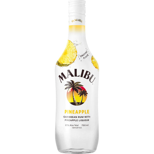 MALIBU PINEAPPLE 750ML MIAMI LIQUOR WINE STORE