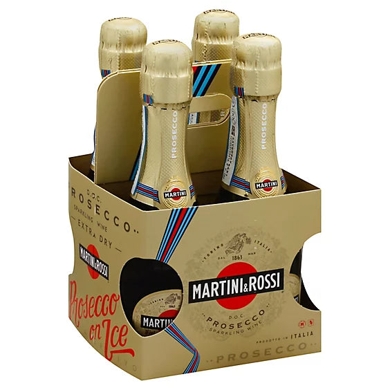 MARTINI PROSECCO D.O.C 4 PACK 187ML MIAMI LIQUOR WINE STORE