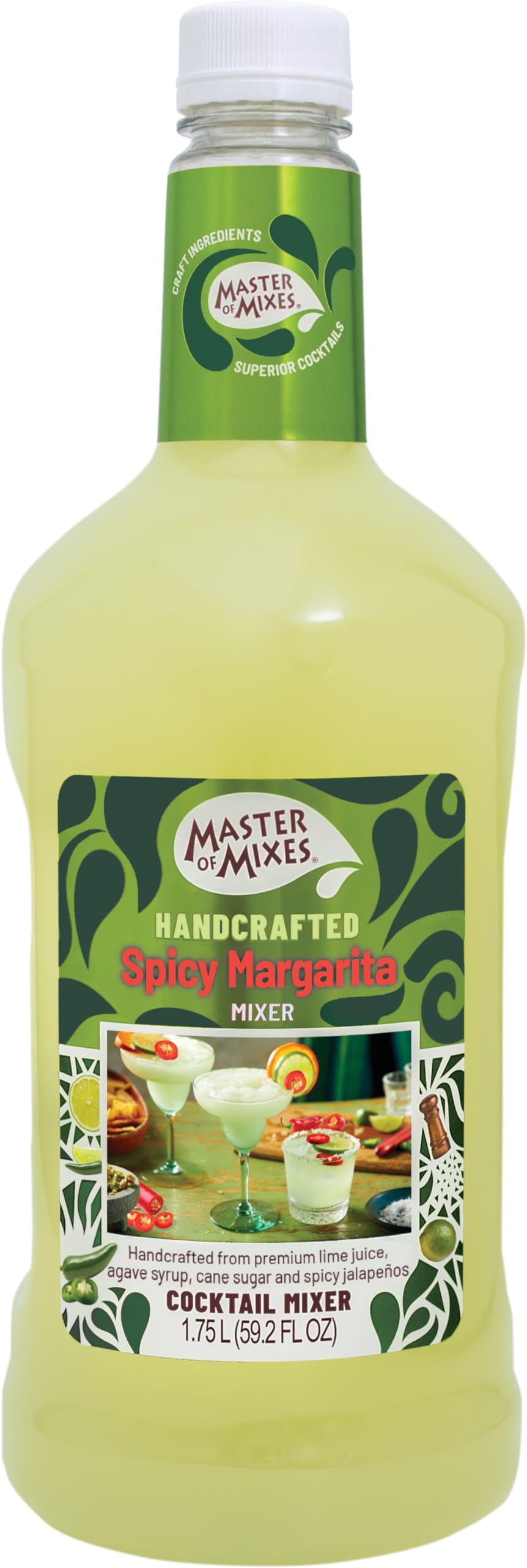 MASTER OF MIXES SPICY MARGARITA 1.75L MIAMI LIQUOR WINE STORE