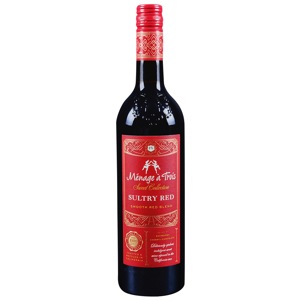 MENAGE A TROIS RED 750ML MIAMI LIQUOR WINE STORE