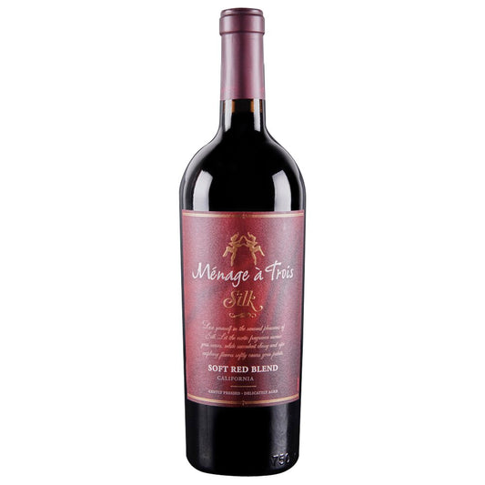 MENAGE A TROIS SILK SOFT RED BLEND 750ML MIAMI LIQUOR WINE STORE