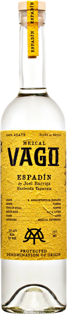 MEZCAL VAGO ESPADIN BY JOEL BARRIGA 750ML MIAMI LIQUOR WINE STORE
