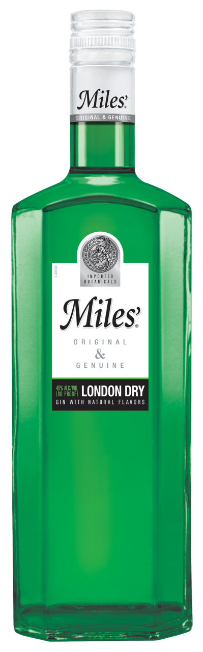 MILE'S LONDON GIN 1.75L MIAMI LIQUOR WINE STORE