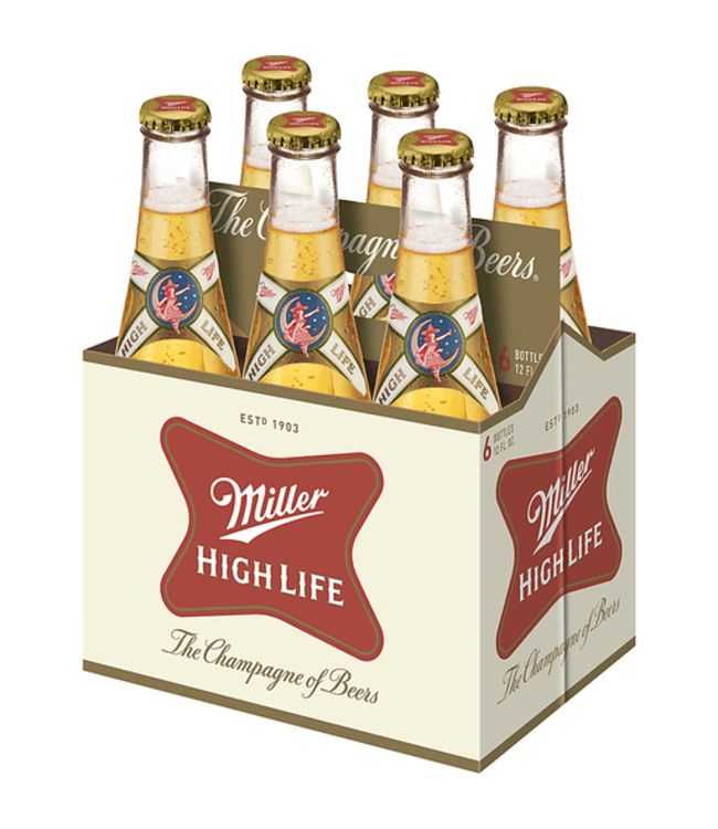 MILLER HIGH LIFE 6PK BOTTLE MIAMI LIQUOR WINE STORE