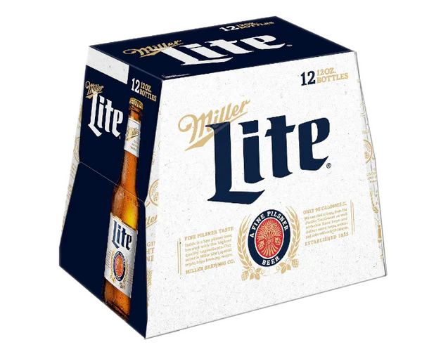 MILLER LITE 12PK BOTTLE MIAMI LIQUOR WINE STORE