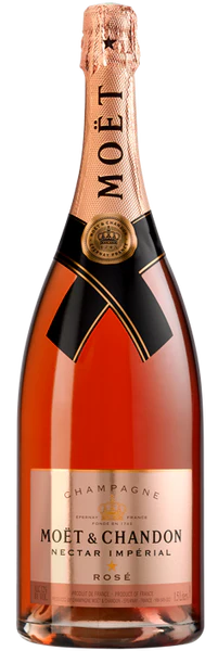 MOET & CHANDON NECTAR IMPERIAL ROSE 1.5L MIAMI LIQUOR WINE STORE