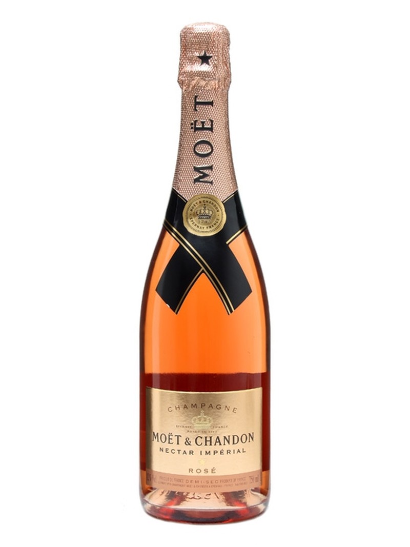 MOET & CHANDON NECTAR IMPERIAL ROSE 750ML MIAMI LIQUOR WINE STORE