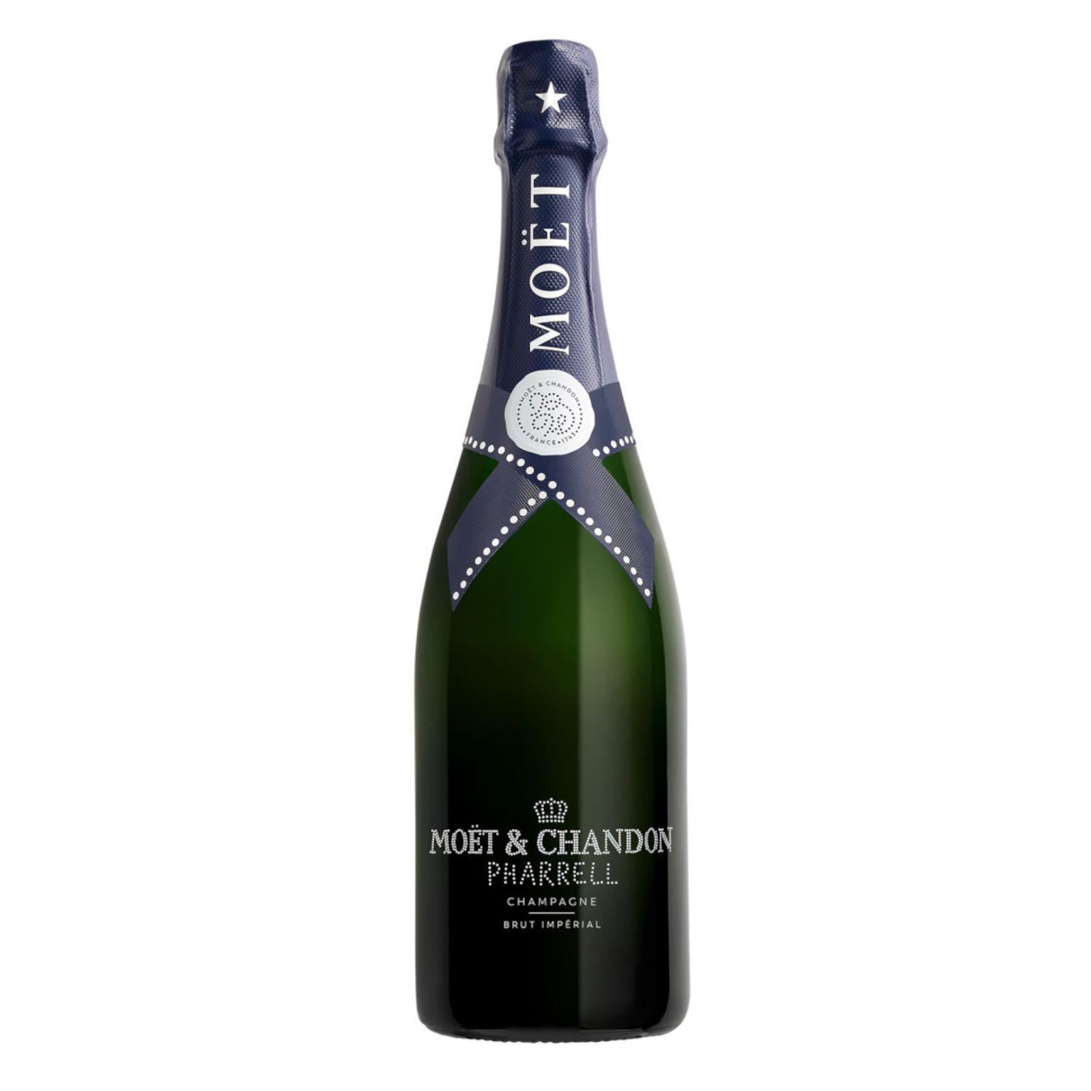 MOET & CHANDON X PHARRELL WILLIAMS LIMITED EDITION BRUT IMPERIAL 750ML MIAMI LIQUOR WINE STORE