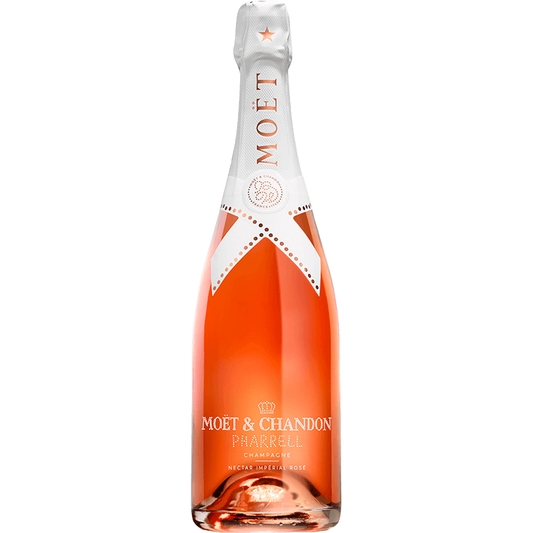 MOET & CHANDON X PHARRELL WILLIAMS LIMITED EDITION NECTAR IMPERIAL ROSE 750ML MIAMI LIQUOR WINE STORE