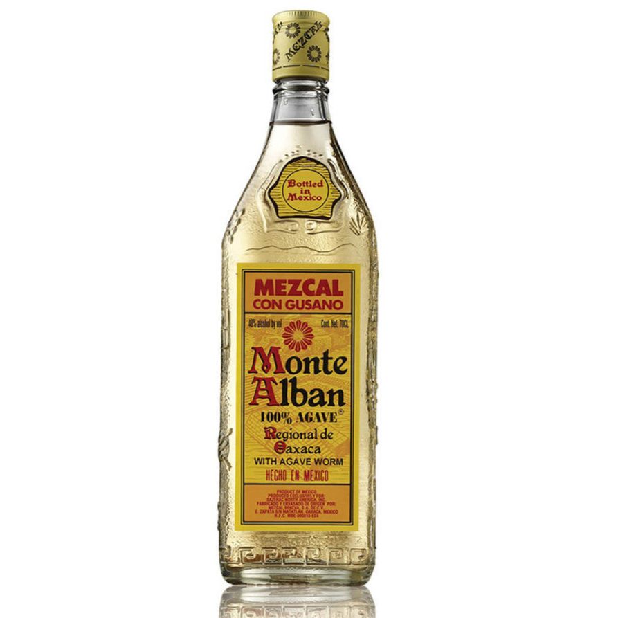 MONTE ALBAN MEZCAL CON GUSANO 750ML MIAMI LIQUOR WINE STORE