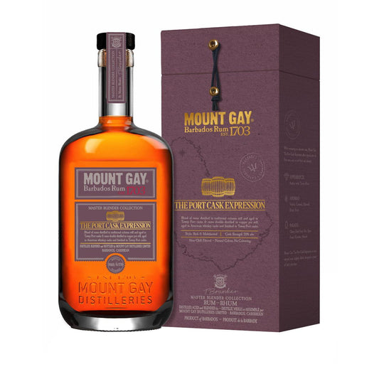 MOUNT GAY PORT CASK EXPRESSION MASTER BLENDER COLLECTION 700ML MIAMI LIQUOR WINE STORE