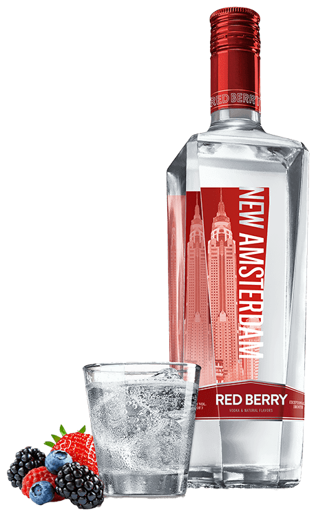 NEW AMSTERDAM RED BERRY 750ML MIAMI LIQUOR WINE STORE
