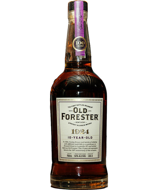 OLD FORESTER 1924 10YRS OLD 750ML MIAMI LIQUOR WINE STORE