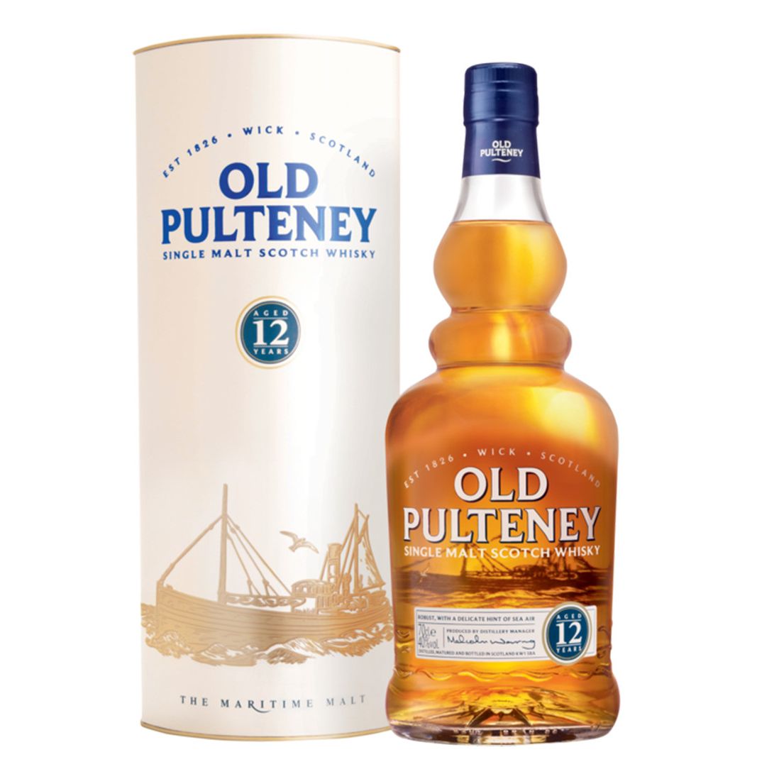 OLD PULTENEY 12 YEARS SINGLE MALT SCOTCH WHISKEY 750ML MIAMI LIQUOR WINE STORE
