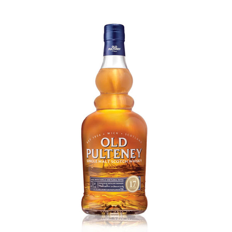OLD PULTENEY 17 YEARS  SINGLE MALT SCOTCH WHISKEY 750ML MIAMI LIQUOR WINE STORE