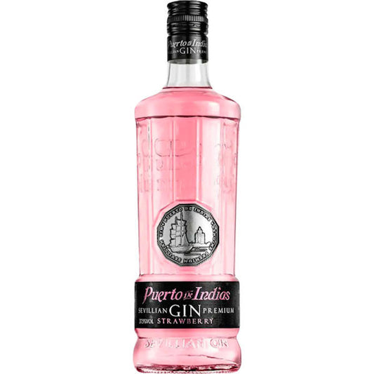 PUERTOS DE INDIAS GIN STRAWBERRY 750ML