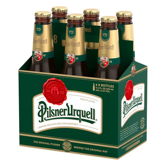 PILSNER URQUEL 6PK BOTTLE MIAMI LIQUOR WINE STORE