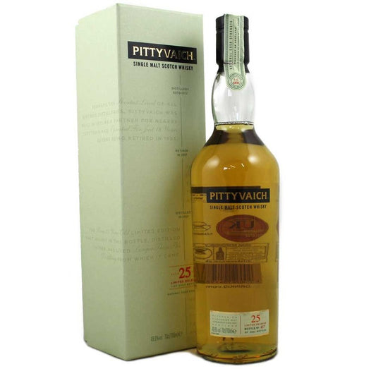 PITTYVAICH  SINGLE MALT 25 YRS LIMITED EDITION 750ML MIAMI LIQUOR WINE STORE
