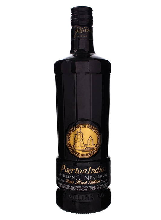 PUERTOS DE INDIAS GIN BLACK EDITION 750ML MIAMI LIQUOR WINE STORE