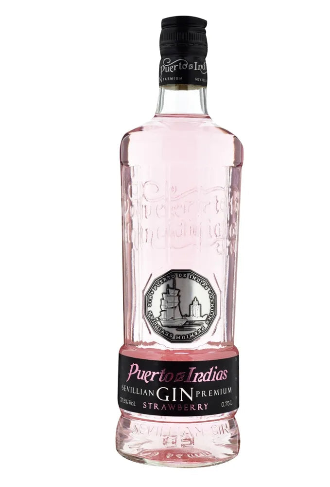 PUERTOS DE INDIAS GIN STRAWBERRY 750ML MIAMI LIQUOR WINE STORE