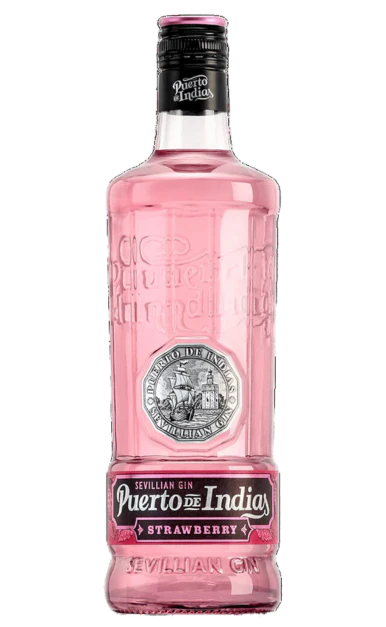 PUERTOS DE INDIAS GIN STRAWBERRY 750ML MIAMI LIQUOR WINE STORE