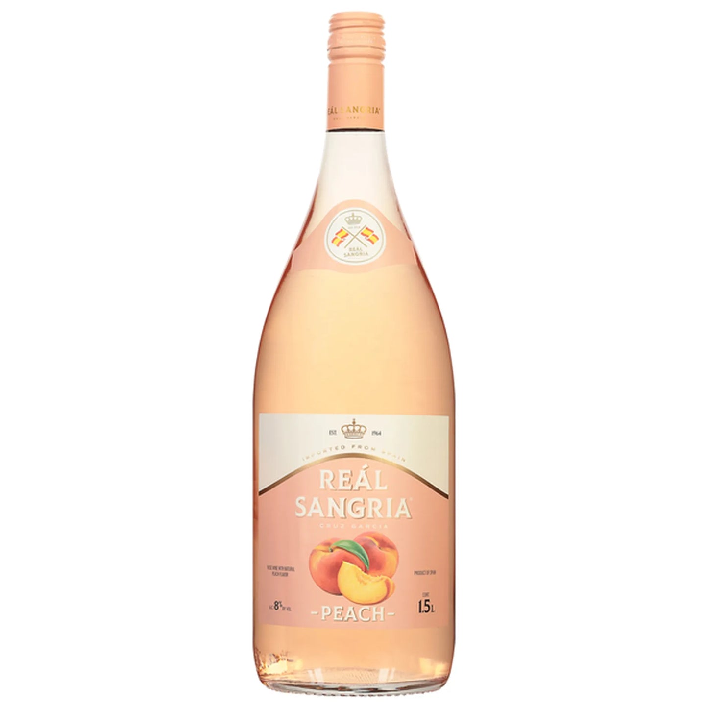 REAL SANGRIA PEACH 1.5L MIAMI LIQUOR WINE STORE