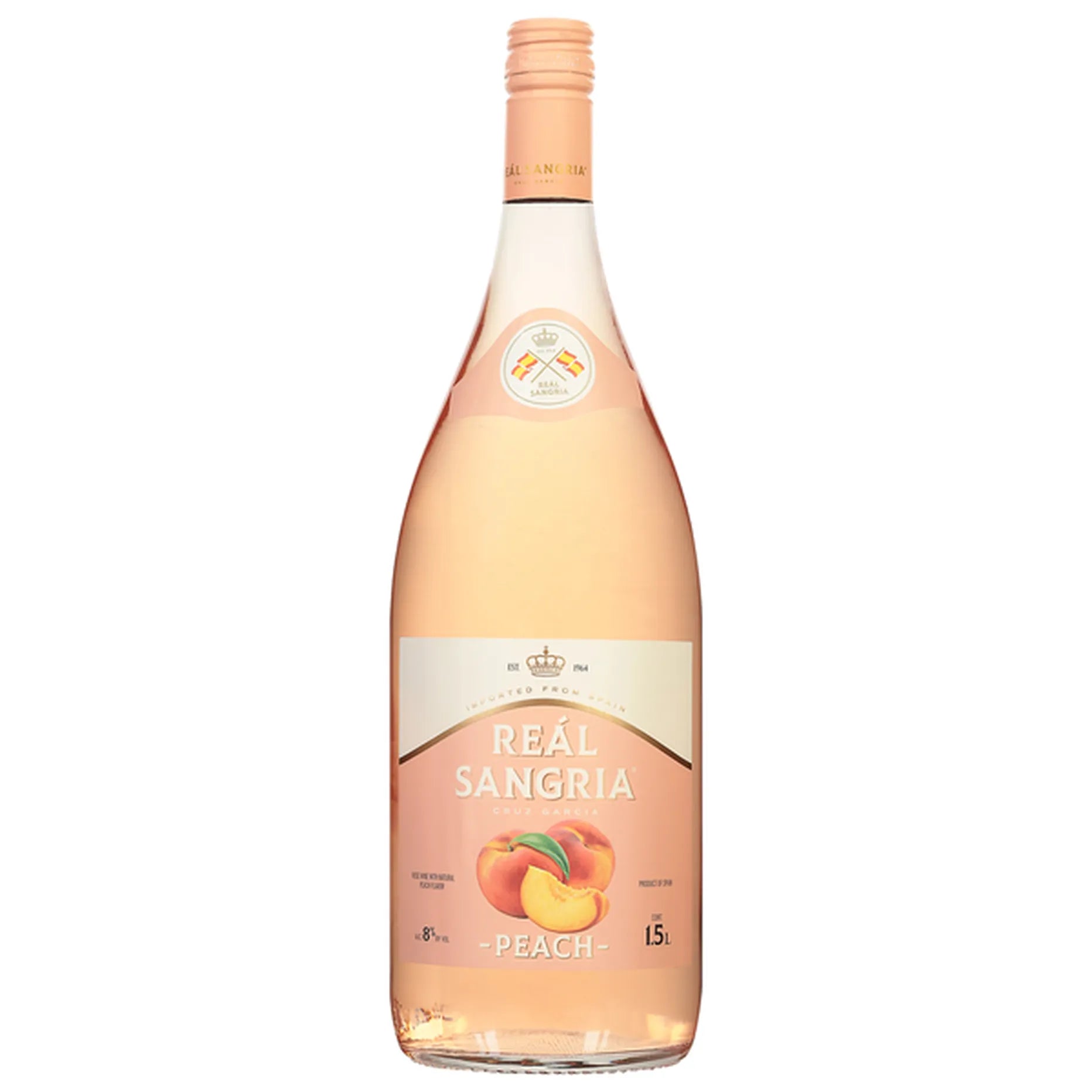 REAL SANGRIA PEACH 1.5L MIAMI LIQUOR WINE STORE