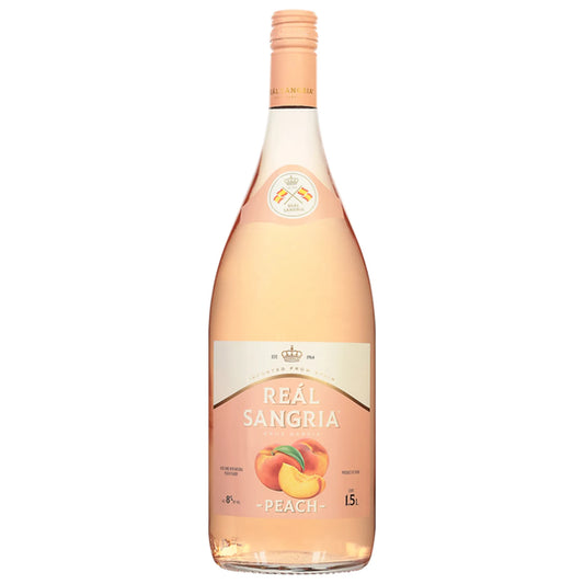 REAL SANGRIA PEACH 1.5L MIAMI LIQUOR WINE STORE