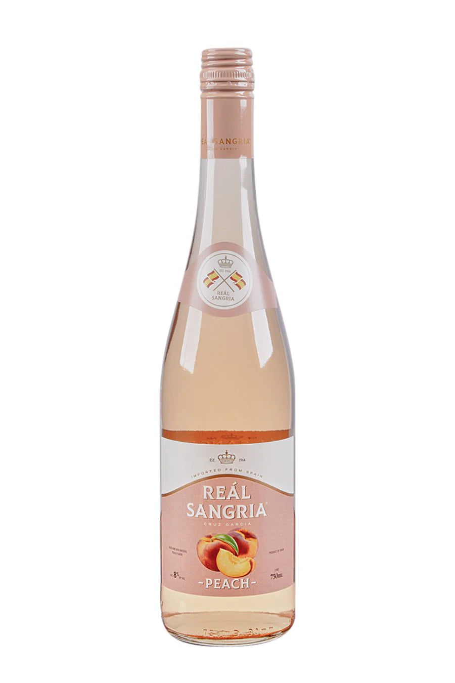 REAL SANGRIA PEACH 750ML MIAMI LIQUOR WINE STORE