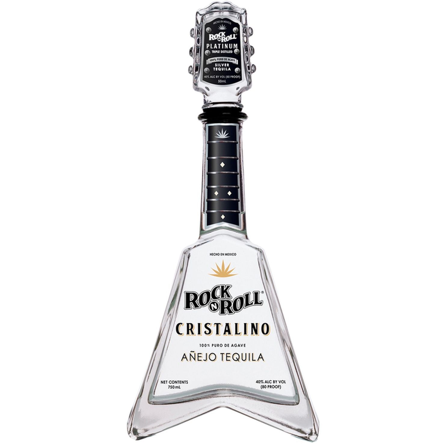 ROCK N ROLL CRISTALINO ANEJO TEQUILA 750ML 