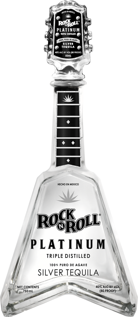 ROCK N ROLL TEQUILA SILVER PLATINUM  750ML MIAMI LIQUOR WINE STORE