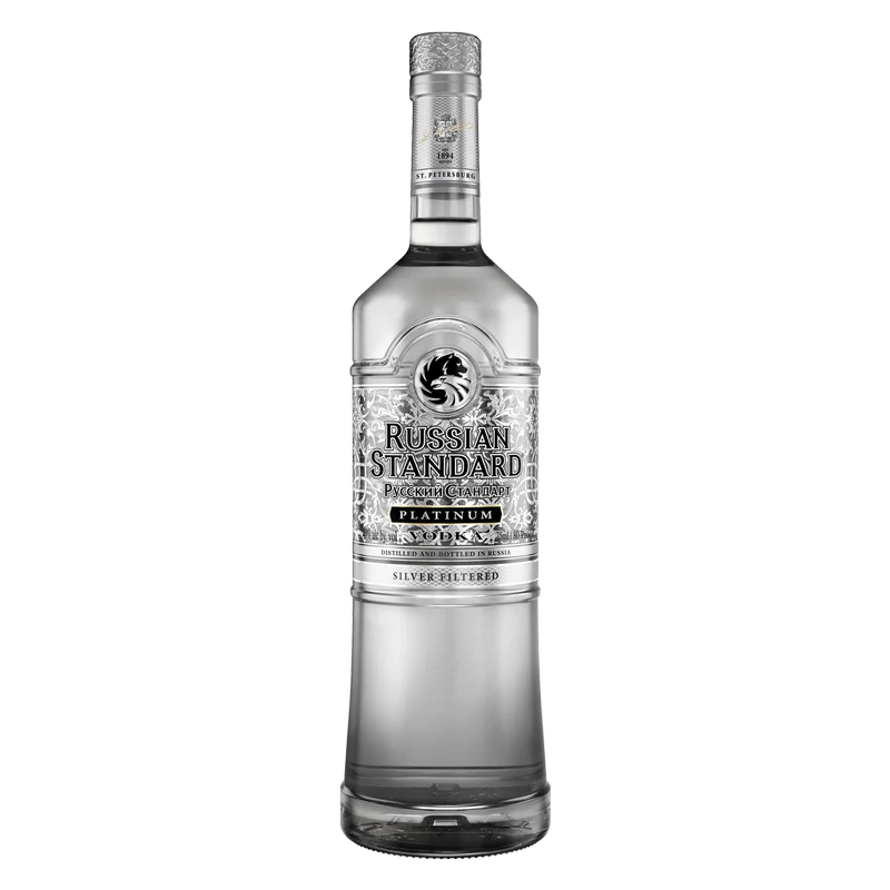 RUSSIAN STANDARD PLATINUM VODKA  750ML MIAMI LIQUOR WINE STORE