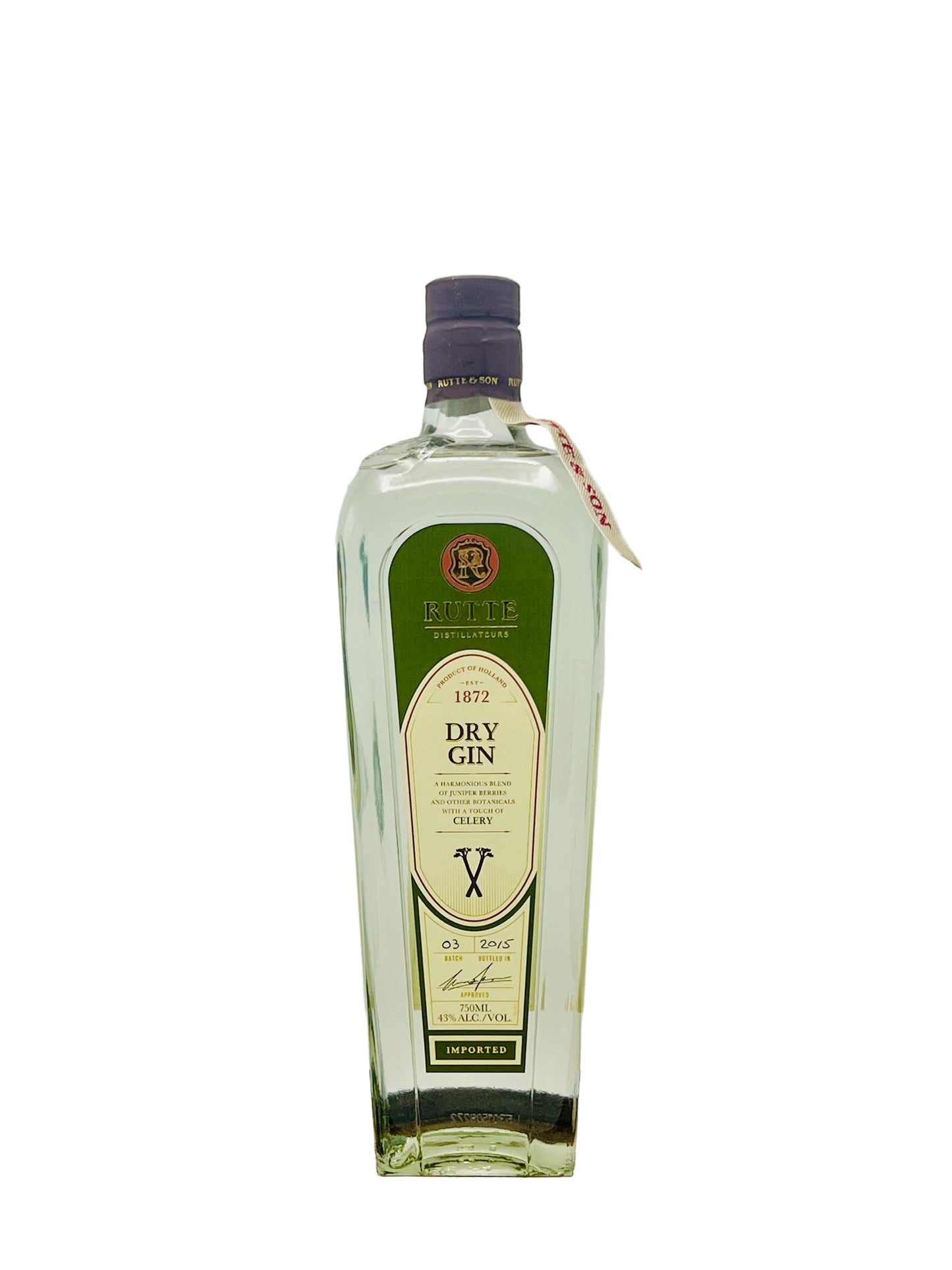 RUTTE CELERY DRY GIN 750ML MIAMI LIQUOR WINE STORE