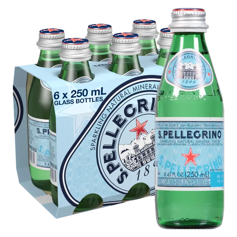 S.PELLEGRINO 6PK 250ML MIAMI LIQUOR WINE STORE