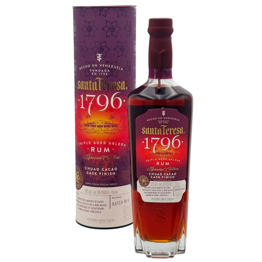 SANTA TERESA 1796 CHUAO CACAO CASK FINISH 750ML MIAMI LIQUOR WINE STORE