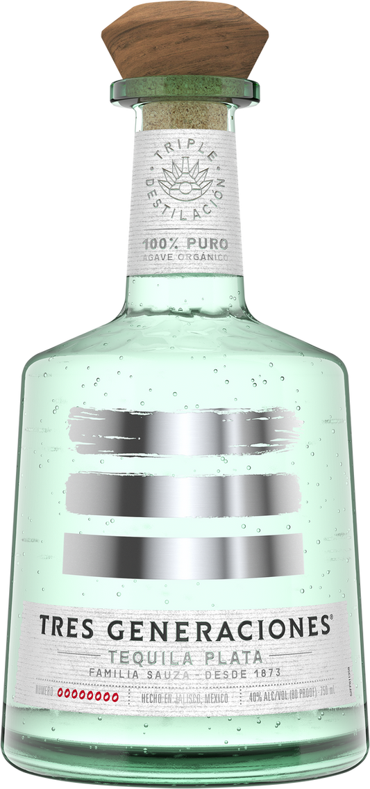 SAUZA TRES GENERACIONES PLATA TEQUILA 750ML MIAMI LIQUOR WINE STORE